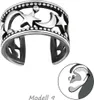 Ohrklemme Silber 925: Ear Cuff Ohrring ohne Loch Modell 9 Produktbild-Vorschau 1