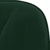vidaXL Chaise de bureau pivotante vert foncé velours Voir les images du produit 7