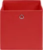 Möbel Aufbewahrungsboxen 10 Stk. Rot 32x32x32 cm Stoff - Produktbild-Vorschau 3