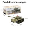 RC Panzer Spielzeug 2.4GHz – Ferngesteuertes Kettenfahrzeug Produktbild-Vorschau 3