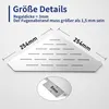 Duschablage Ecke Edelstahl Gebürstet 254mm 2er Pack Produktbild-Vorschau 6