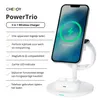 CHEROY PowerTrio 3-in-1 Draadloze Oplader - 15W Qi Productafbeelding-voorbeeld 7