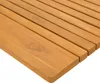Tapis de bain vidaXL, naturel, 81 x 50 cm, en bois d'acacia Voir les images du produit 7