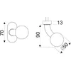 Eco K160 FS Türknopf (Türknauf) auf Rosette, Türgriff für Produktbild-Vorschau 4