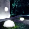 2er Set Moderne LED Halbkugel Solarleuchte für den Garten Produktbild-Vorschau 3