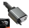 69W KFZ Ladegerät USB C, Retractable Auto Ladegerät mit Produktbild-Vorschau 1