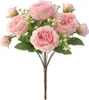 Bouquet artificiale con peonie rosa Anteprima dell’immagine prodotto 2