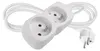 Prodlužovací kabel 1,4 m / 2 zásuvka / bílý / PVC / 1 mm2 Náhled obrázku produktu