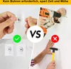10er Set Bilderhaken Selbstklebend Transparent Bilder Produktbild-Vorschau 3