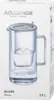 The image shows the retail packaging of an Aquaphor glass filter jug. Produktbild-Vorschau