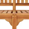 vidaXL Ławka bananowa 120 cm z litego drewna tekowego Podgląd zdjęcia produktu 9