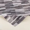 Kunstfaser Patchwork Tierfell Beige Braun Stripes, Produktbild-Vorschau 4