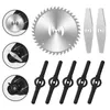 8 Stück Rasentrimmer Messer Metall Rasentrimmer Produktbild-Vorschau 1