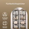 Eckregale, 5-stöckiges Eckregal, Eckregal stehend, Produktbild-Vorschau 4