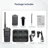 A flat lay image showing the contents of a package for a Retevis RT86 walkie talkie set. Anteprima dell’immagine prodotto