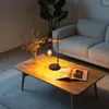 ZMH Tischlampe Schwarz Holz Tischleuchte Vintage Produktbild-Vorschau 8