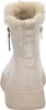 The back view of a beige boot with a faux fur lining. Produktbild-Vorschau