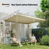 Zwijana pergola 4x3 m, kremowa, odporna na warunki Podgląd zdjęcia produktu 7