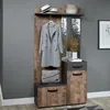 trendteam Garderobe Kompakt Smile Matera NB/Tabak Eiche NB Produktbild-Vorschau 8