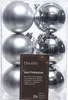 Weihnachtskugeln Kunststoff 6cm 12 Stück - Silber Produktbild-Vorschau 3