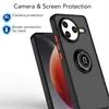 A close-up of a phone case with a ring holder, highlighting camera and screen protection features. Produktbild-Vorschau