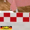 Tischdecke oldscool Karo Rot 160x140cm Schnittkante Produktbild-Vorschau 3