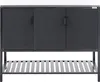 BELIANI Outdoor-Küchenschrank Schwarz Stahl 120 x 60 x 93 Produktbild-Vorschau 4