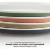 com-four® 4x Teller - Kunststoffteller in  Pastellfarben - Produktbild-Vorschau 2