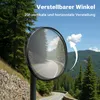 Wiltec Sicherheitsspiegel 80 cm konvex Schwarz, runder Produktbild-Vorschau 6