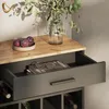 Portavino Livinity Regusa Rovere dorato/antracite 60 x 106 Anteprima dell’immagine prodotto 5