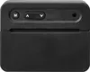 A close-up, top-down view of a black electronic device with buttons. Produktbild-Vorschau