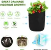 5 pièces Sac de plantation Réutilisable Sac de plantation Voir les images du produit 4