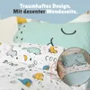 Baby Bettwäsche 100 x 135 cm süße Dino Bettwäsche mit Ohren Produktbild-Vorschau 7