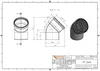 Ostendorf HTsafe curva DN 110 45° 175120 Anteprima dell’immagine prodotto 2