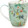 PIP STUDIO Jolie Flowers Blue Becher mit Henkel klein Set2 Produktbild-Vorschau 3
