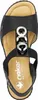 Rieker Sandalen Hak  Sandalen Hak - Zwart - Maat 42 Produktbild-Vorschau 11