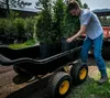 Polar Kunststoff Schubkarre Anhänger 623 Liter Schwarz Produktbild-Vorschau 8