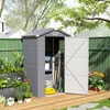 Outsunny tuinhuis, 1,1 m², tuinhuis met zadeldak, 133 x 102 Productafbeelding-voorbeeld 2