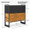 osoltus Kaminholzregal Brennholzregal  132 x 117 cm mit Produktbild-Vorschau 3
