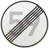 ORIGINAL VERKEHRSZEICHEN Nr. 282 mit Zahlenkombination ENDE Produktbild-Vorschau 1
