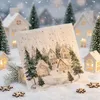 20 Servietten Snowy Houses - Weiße Winterhäuser im Wald Produktbild-Vorschau 3