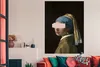 MuchoWow® Poster Mädchen mit Perlenohrring - Johannes Produktbild-Vorschau 3