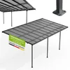 Juskys Terrassenüberdachung Borneo 6x3 m – Aluminium Produktbild-Vorschau 1