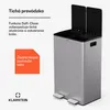 Klarstein moderný kuchynský odpadkový kôš 60 l (2x30 l), Náhľad obrázku produktu 5