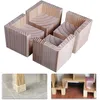 Betterhöhungen 4er Set aus Holz,Möbelriser 10cm hoch für Produktbild-Vorschau 1