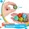 Glasmurmeln 10 Stück 2.5cm bunt handgefertigt Murmelbahn Produktbild-Vorschau 2