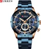A close-up studio shot of a men's wristwatch against a white background. Produktbild-Vorschau