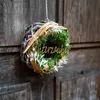 Couronne de vigne blanchie à la chaux en 20 cm pour le Voir les images du produit 3