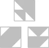 Tile Fliesen Schablone zum Malen 3 Stück Set 10x10 cm, Produktbild-Vorschau 4