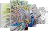Bild auf Leinwand - Leinwandbild - Pfau Feder Farbe - Produktbild-Vorschau 1